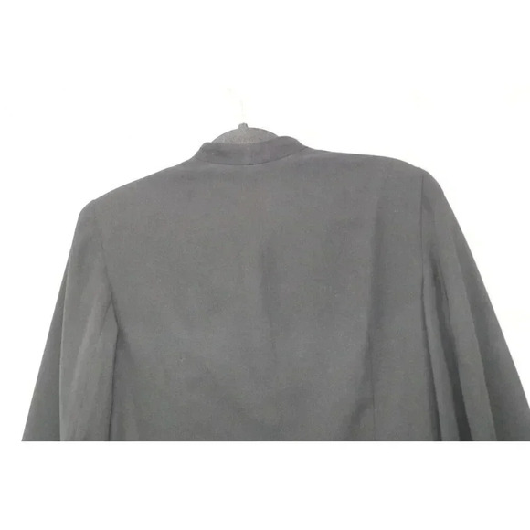 Talbots Petites Black Collarless Lined Blazer-Size 14-Office-Business - Picture 9 of 9